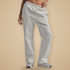 Fleece Wide-Leg Sweatpants in Ivory