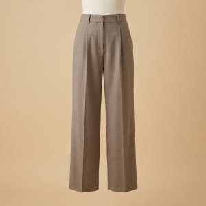 Wide-Leg Tailored Trousers