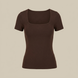 Square Neck Fitted Top