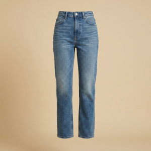 High-Rise Straight Jeans