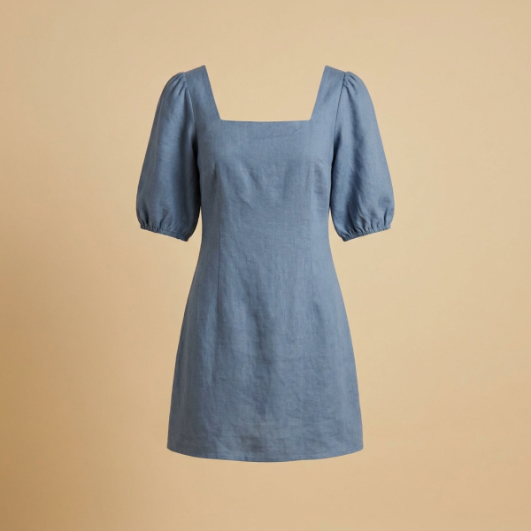 Square Neck Mini Dress