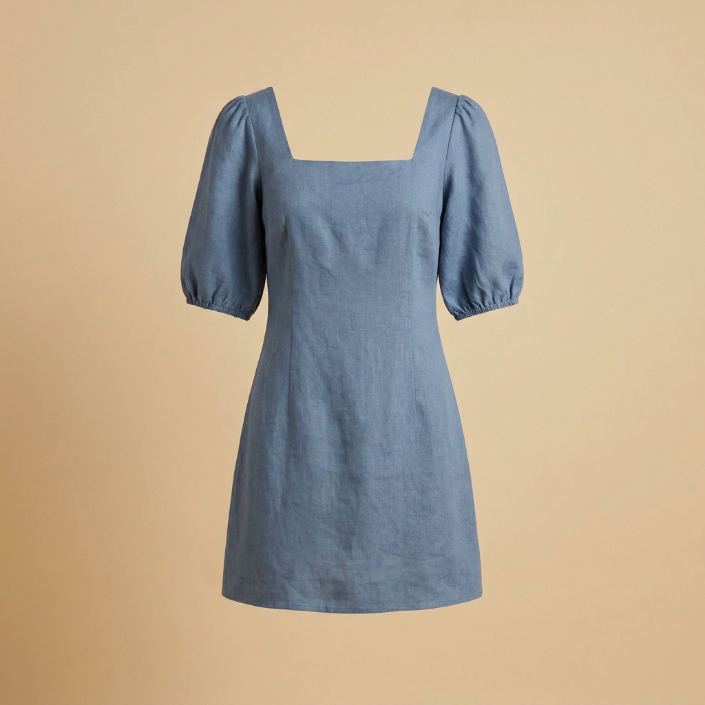 Square Neck Mini Dress