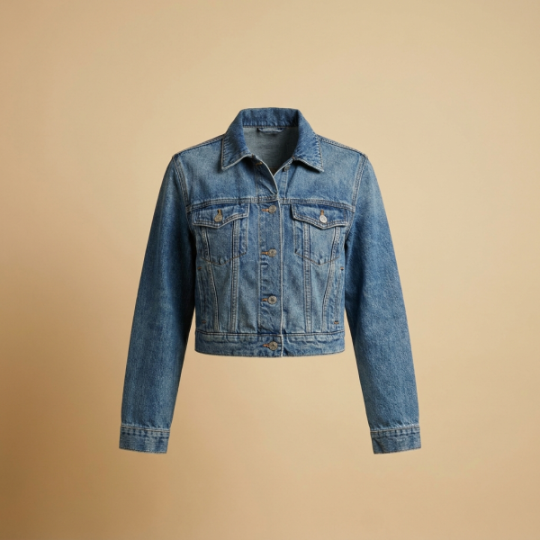 Cropped Denim Jacket