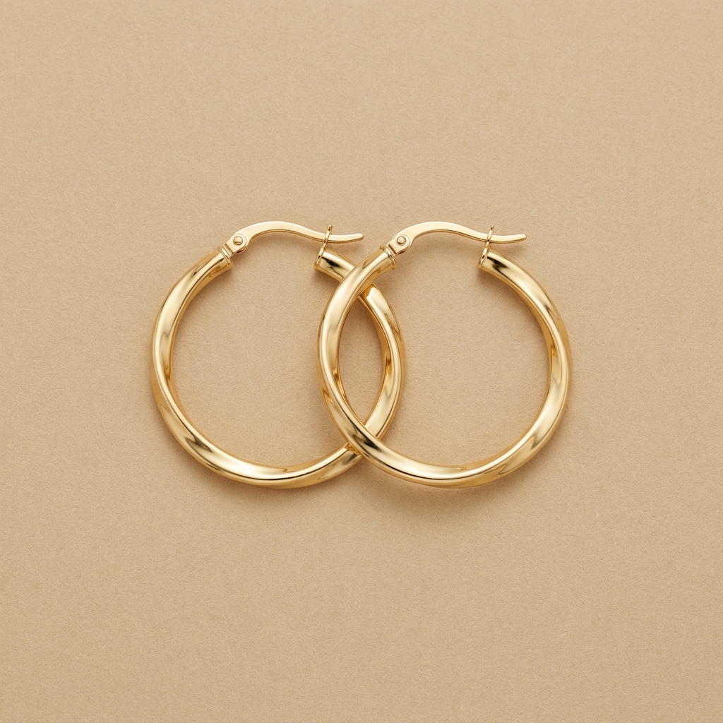 Gold Hoop Earrings