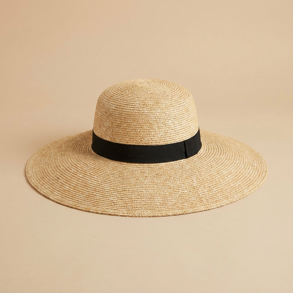 Woven Straw Sun Hat